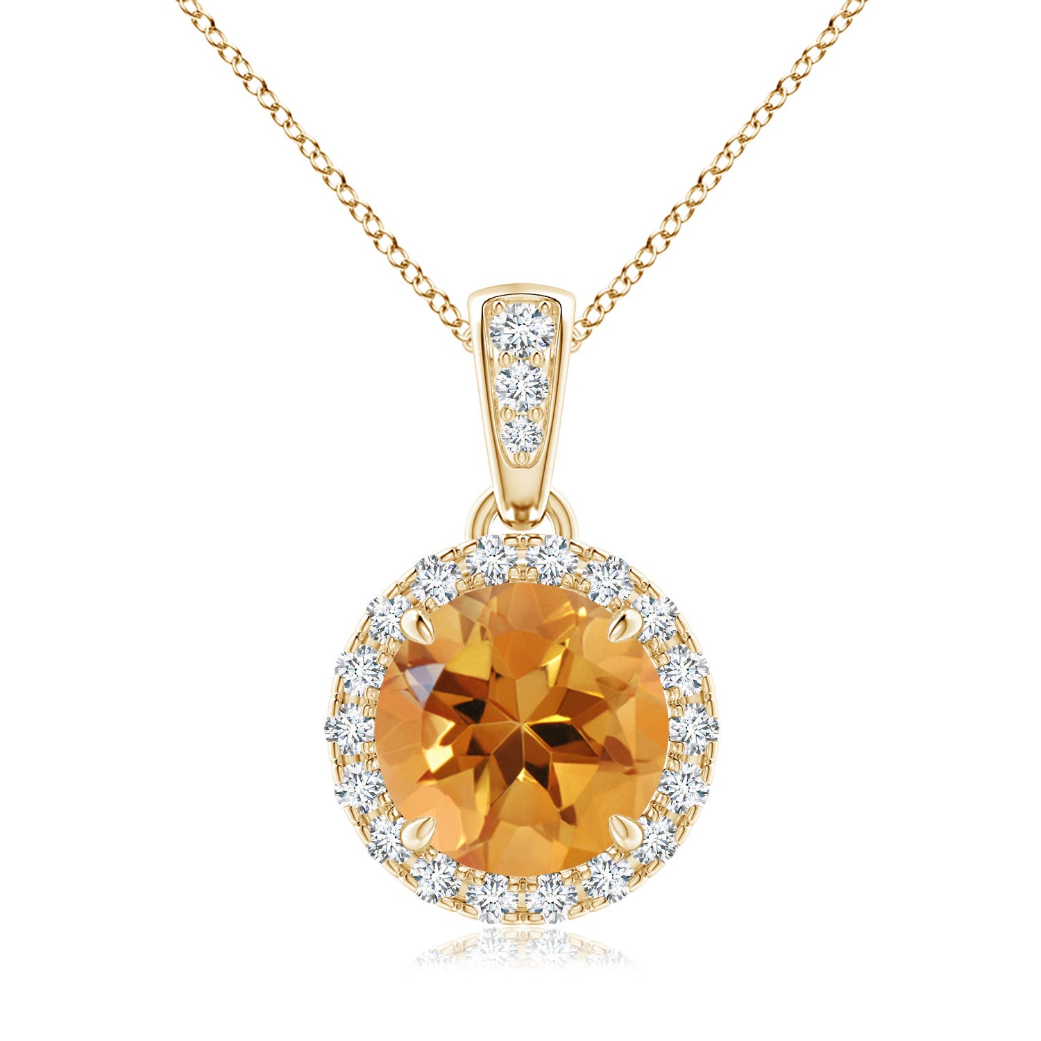 AA - Citrine / 1.46 CT / 14 KT Yellow Gold