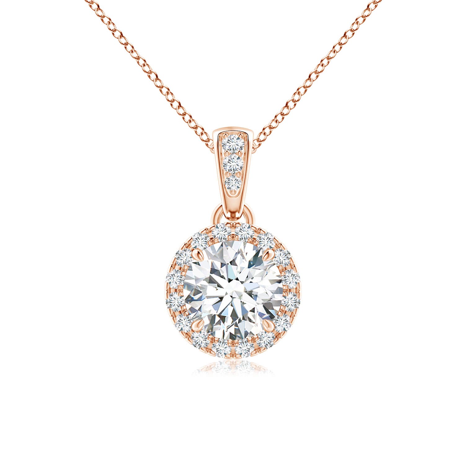 F-G, VS / 0.75 CT / 14 KT Rose Gold