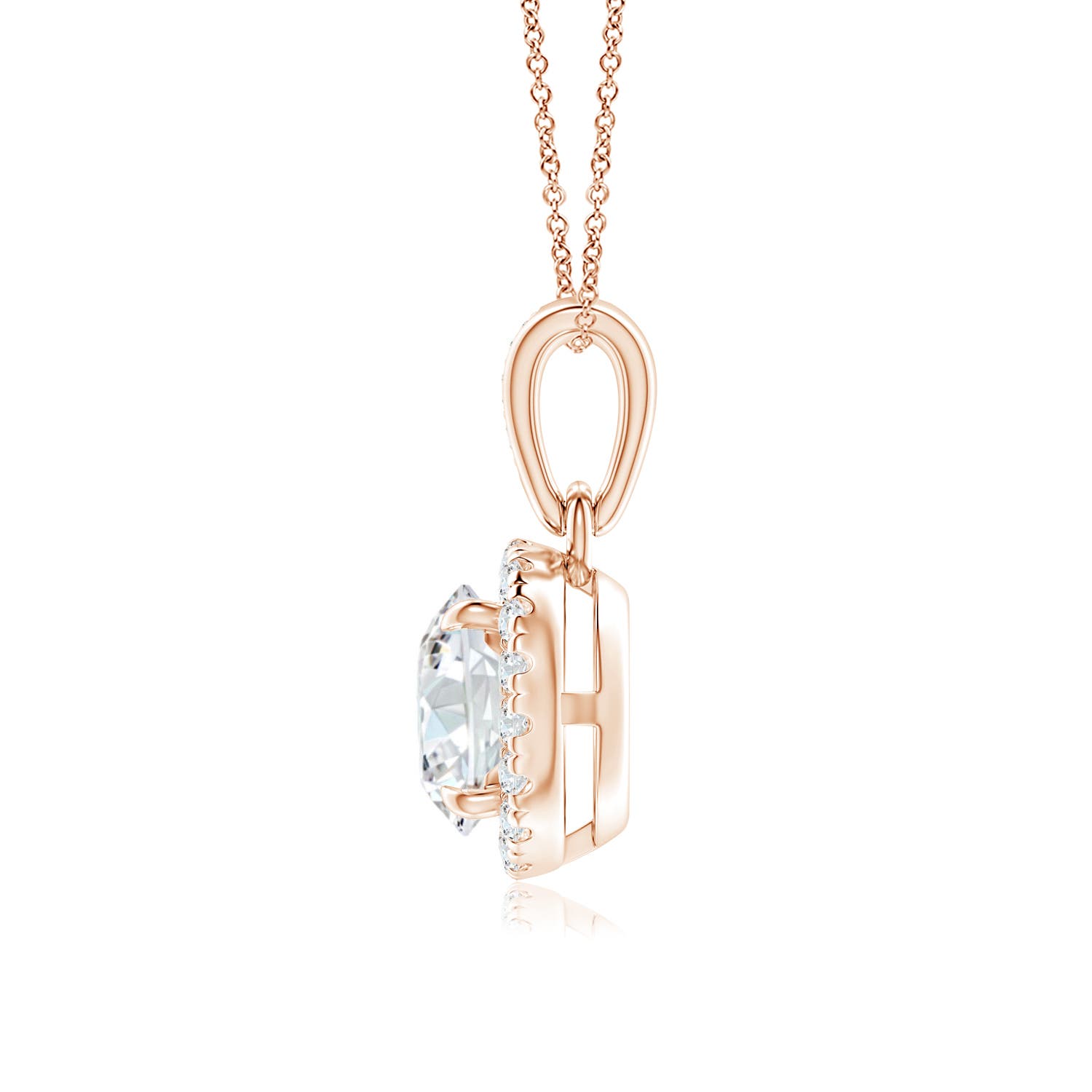 F-G, VS / 0.88 CT / 14 KT Rose Gold