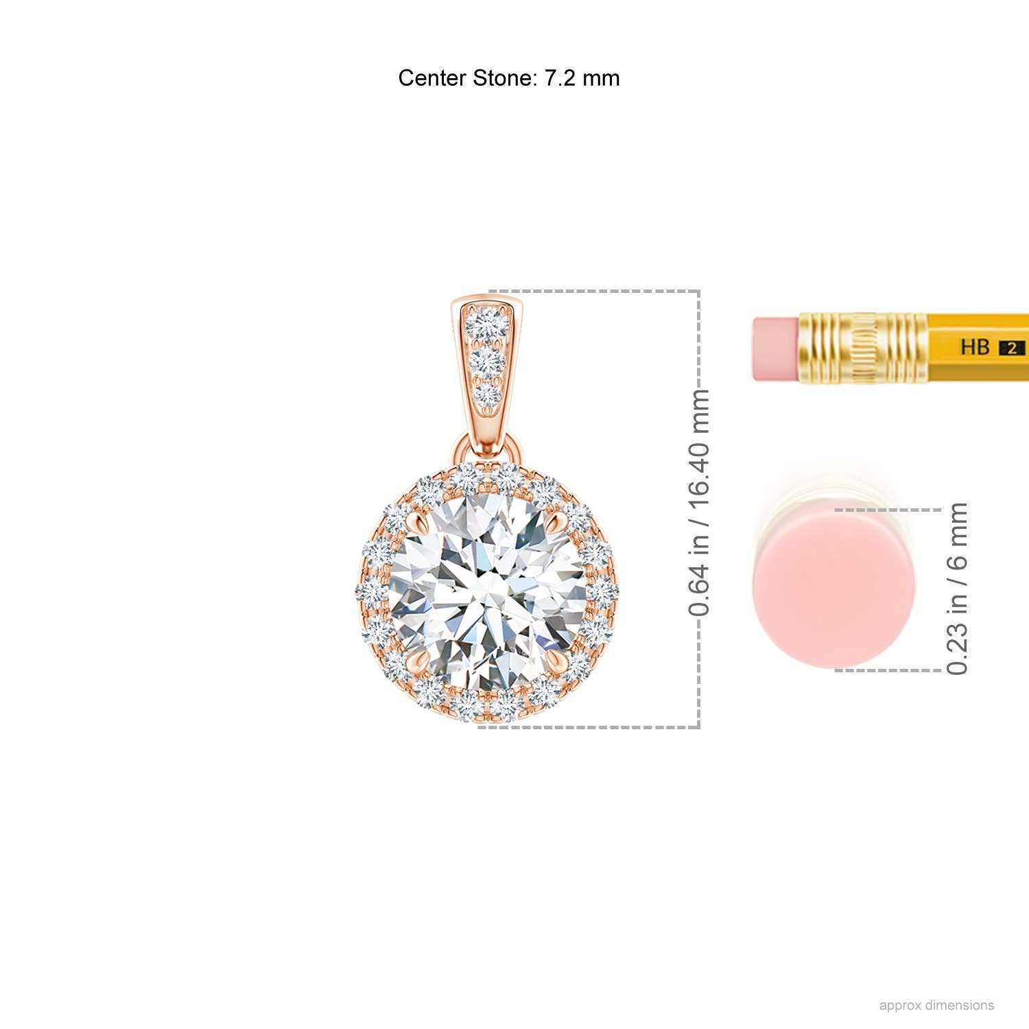 F-G, VS / 1.51 CT / 14 KT Rose Gold