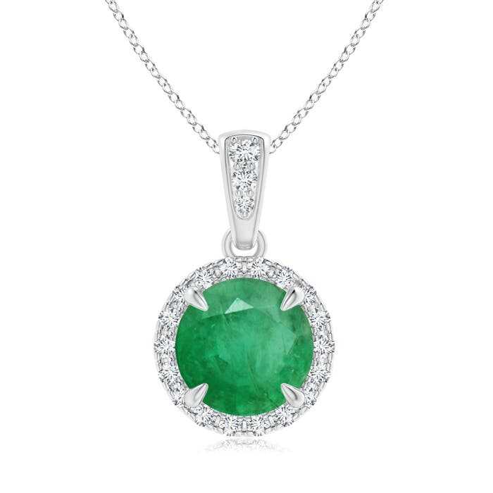 A - Emerald / 1.41 CT / 14 KT White Gold