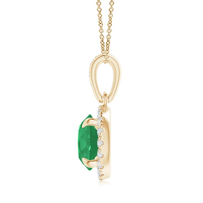 A - Emerald / 1.41 CT / 14 KT Yellow Gold