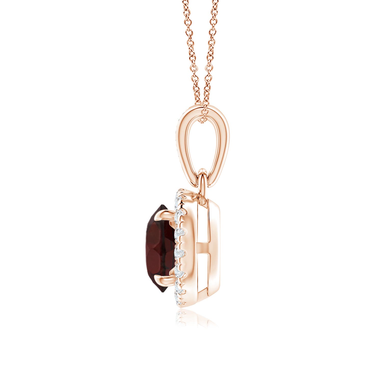 A - Garnet / 1.13 CT / 14 KT Rose Gold