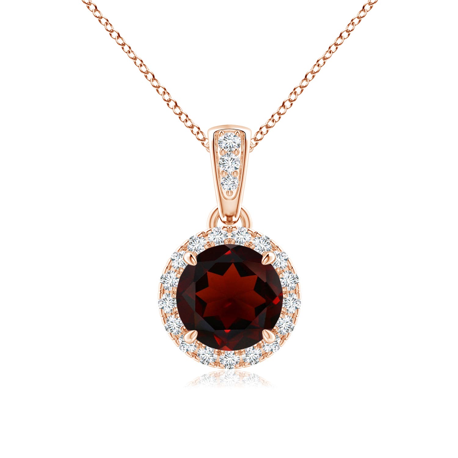 AA - Garnet / 1.13 CT / 14 KT Rose Gold