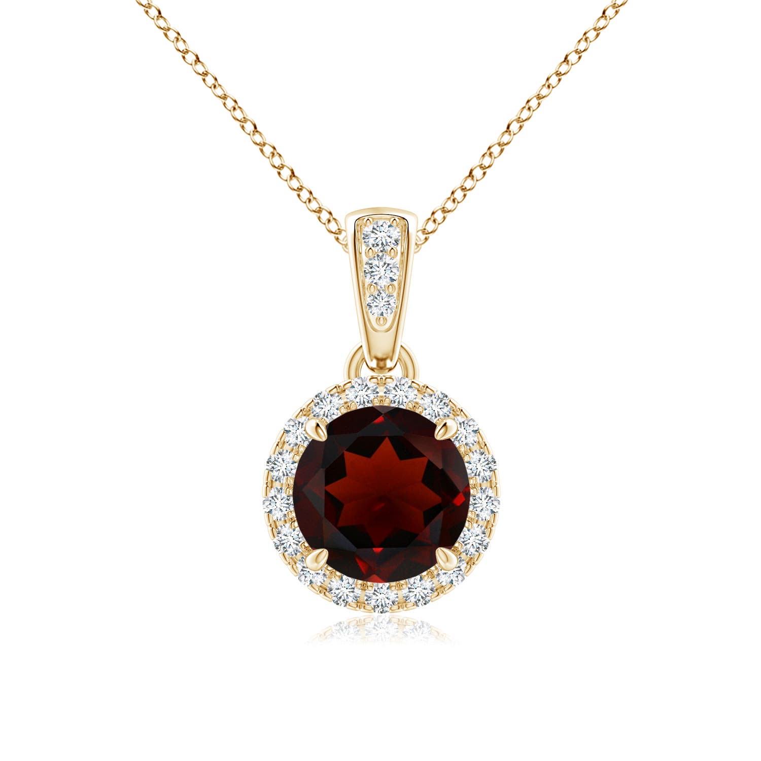 AA - Garnet / 1.13 CT / 14 KT Yellow Gold