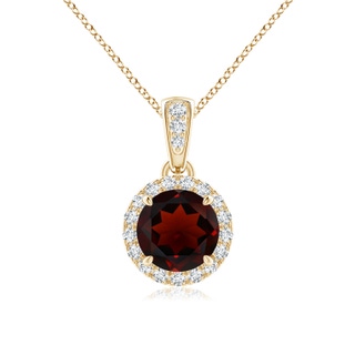 Round AA Garnet