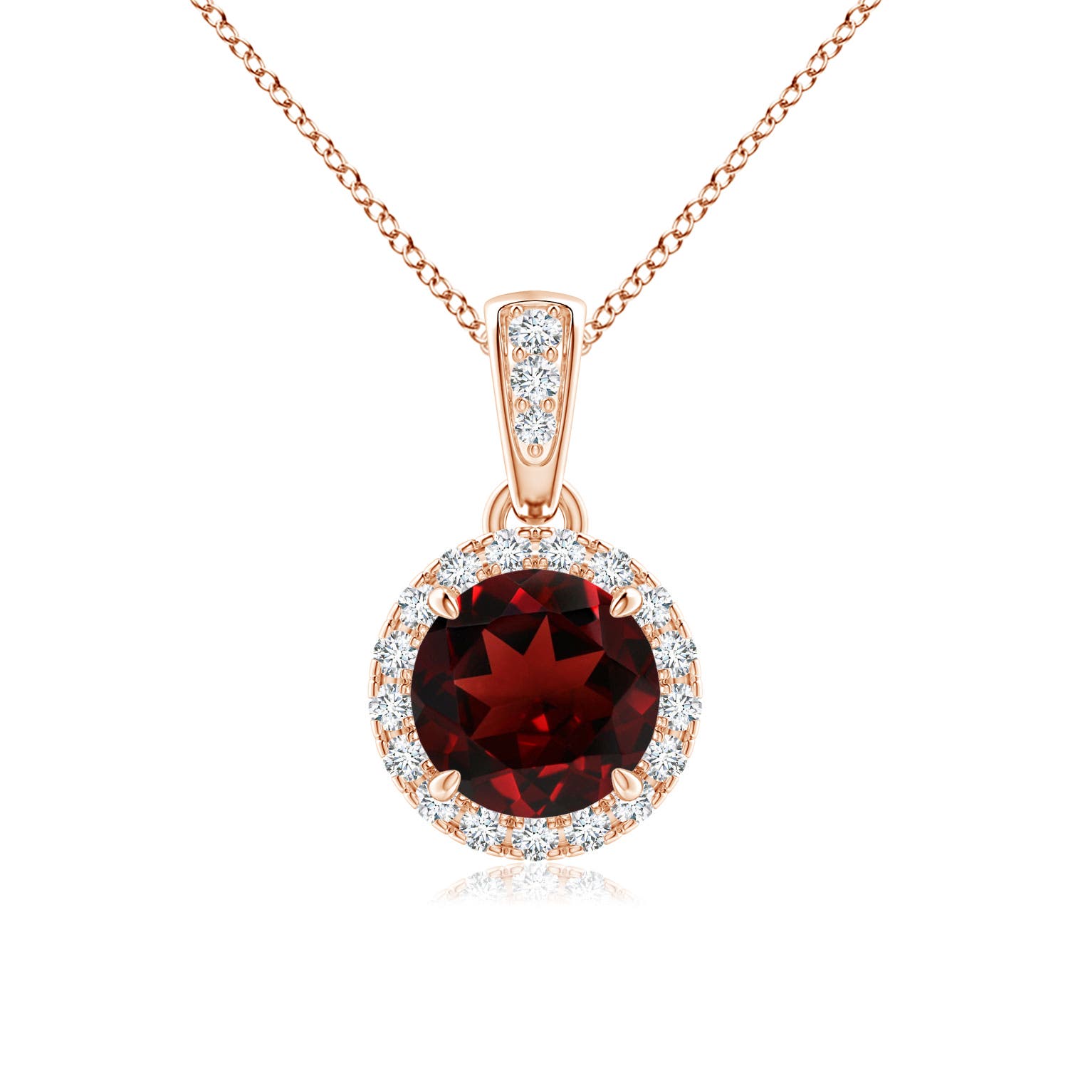 AAA - Garnet / 1.13 CT / 14 KT Rose Gold