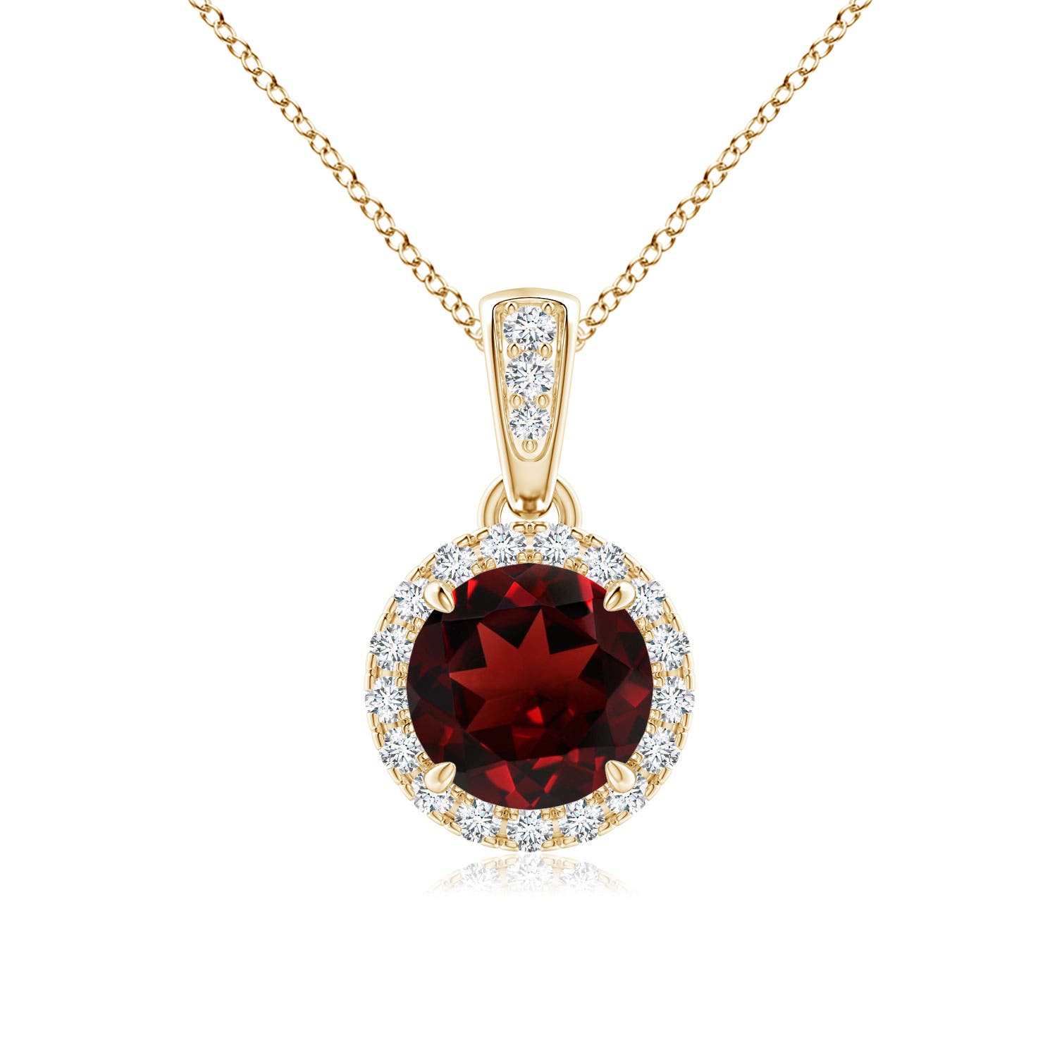 AAA - Garnet / 1.13 CT / 14 KT Yellow Gold