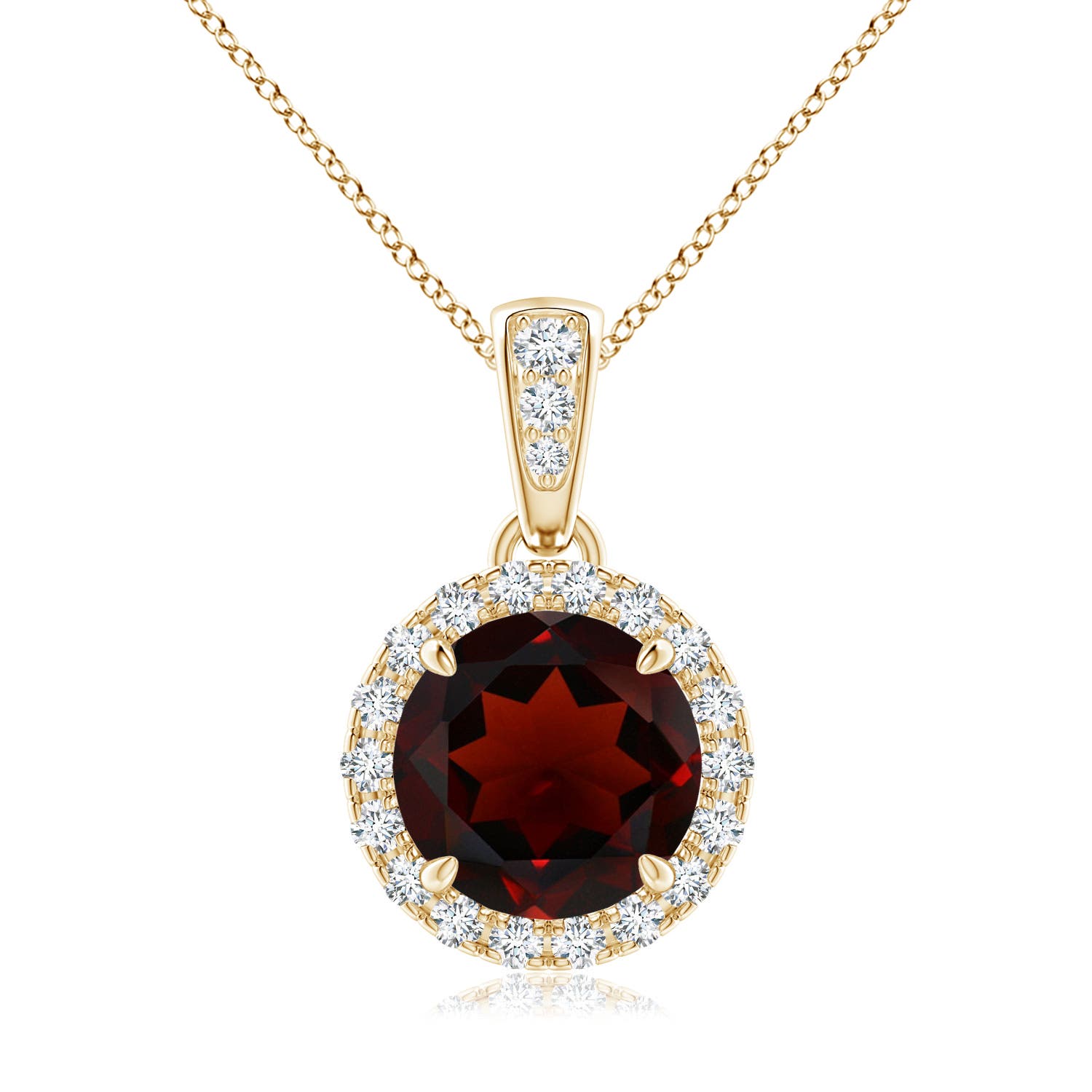 AA - Garnet / 1.71 CT / 14 KT Yellow Gold