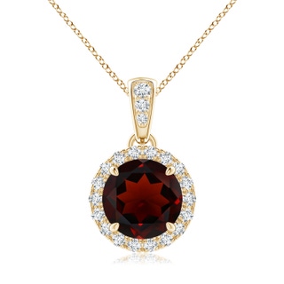 Round AA Garnet