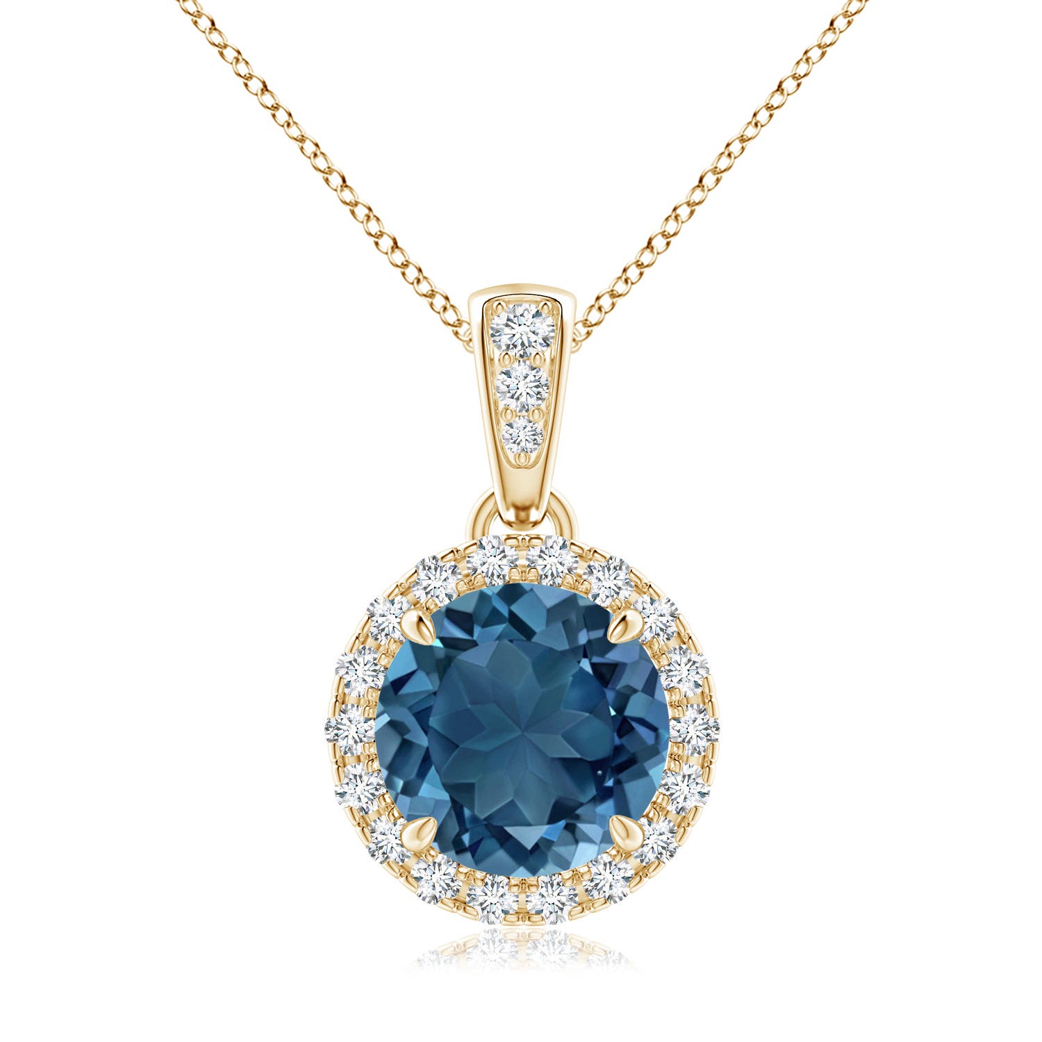 AA - London Blue Topaz / 1.76 CT / 14 KT Yellow Gold