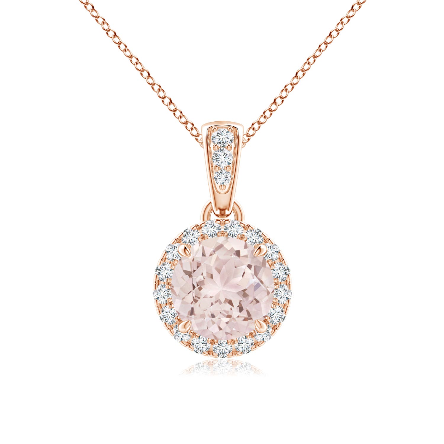 A - Morganite / 0.83 CT / 14 KT Rose Gold