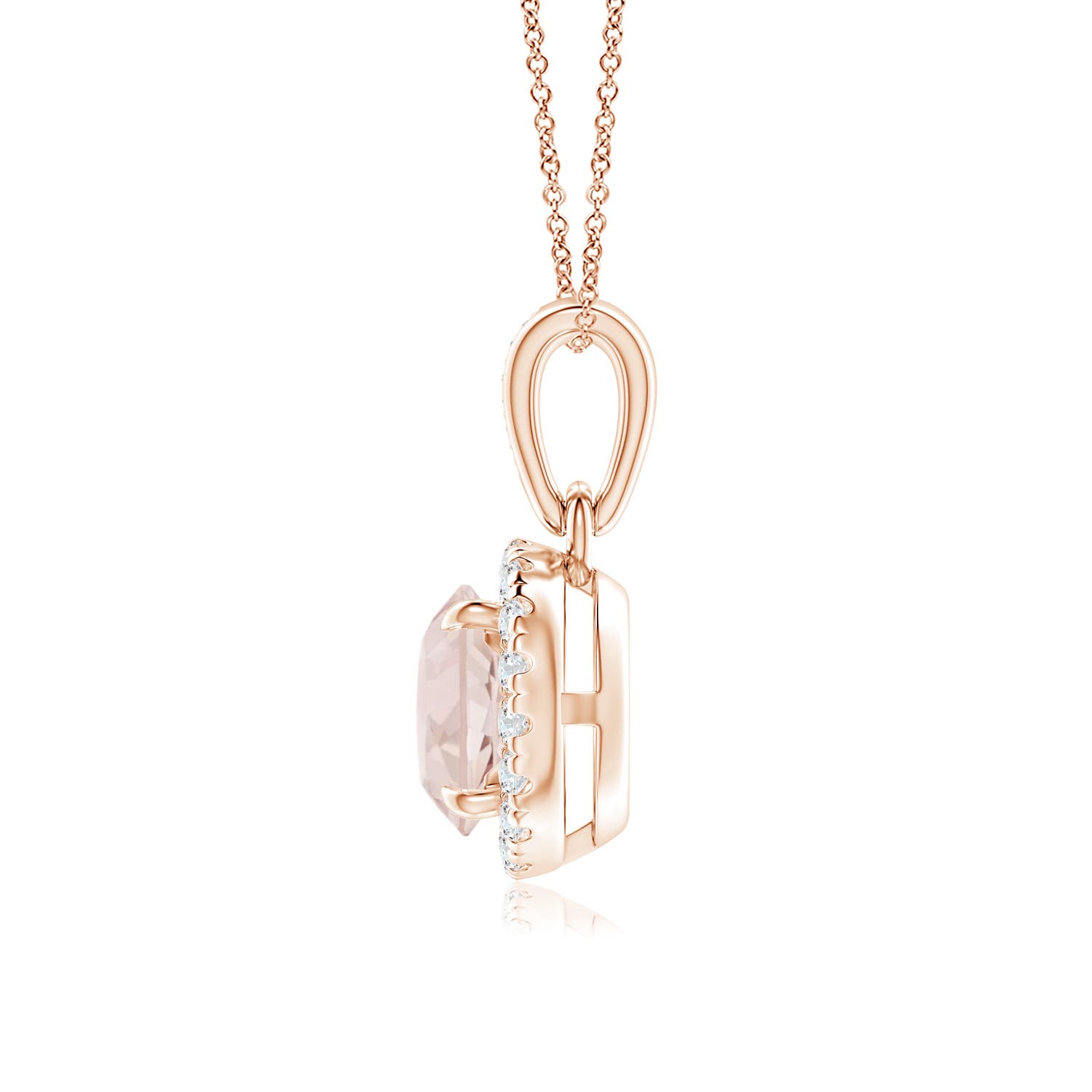 A - Morganite / 0.83 CT / 14 KT Rose Gold