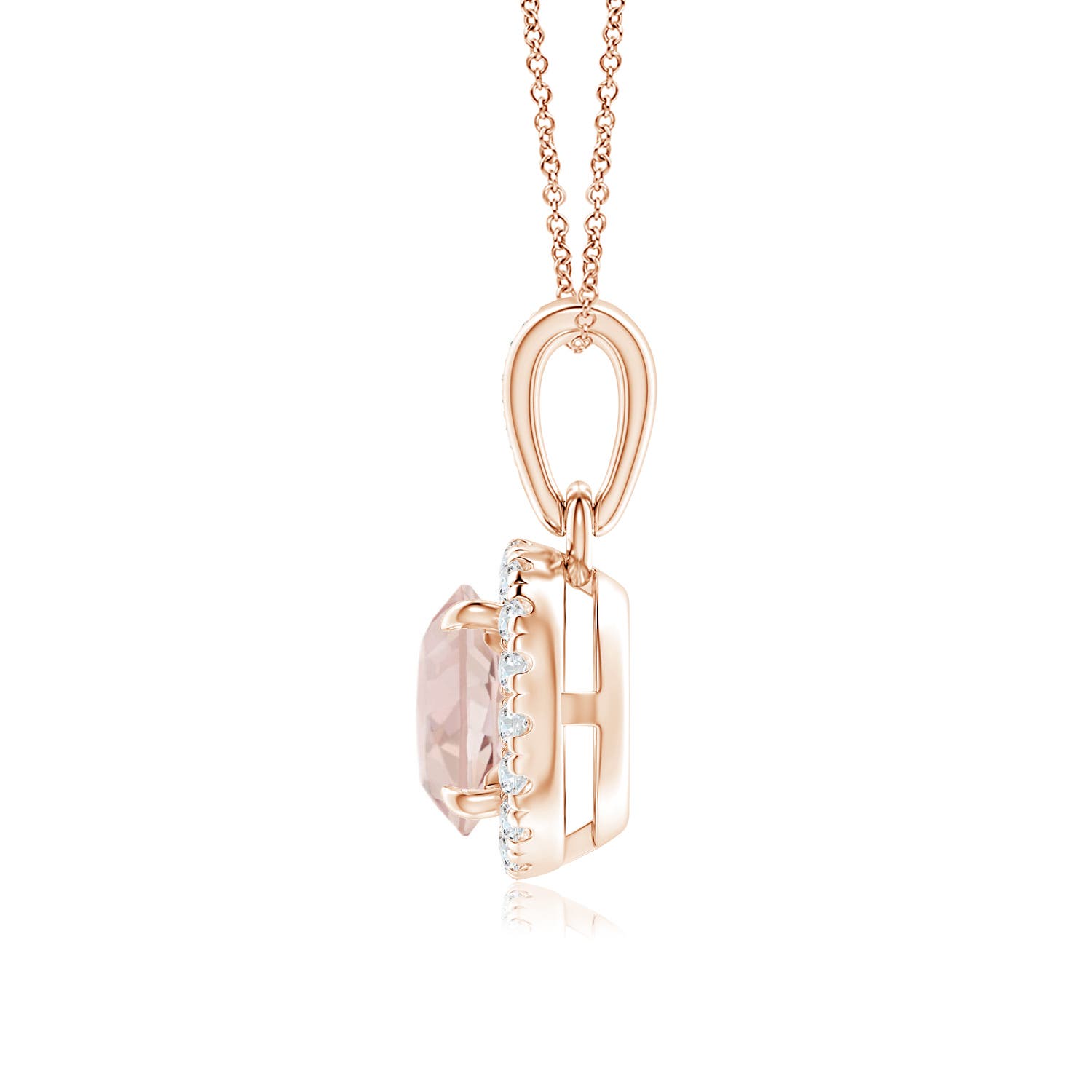 AA - Morganite / 0.83 CT / 14 KT Rose Gold