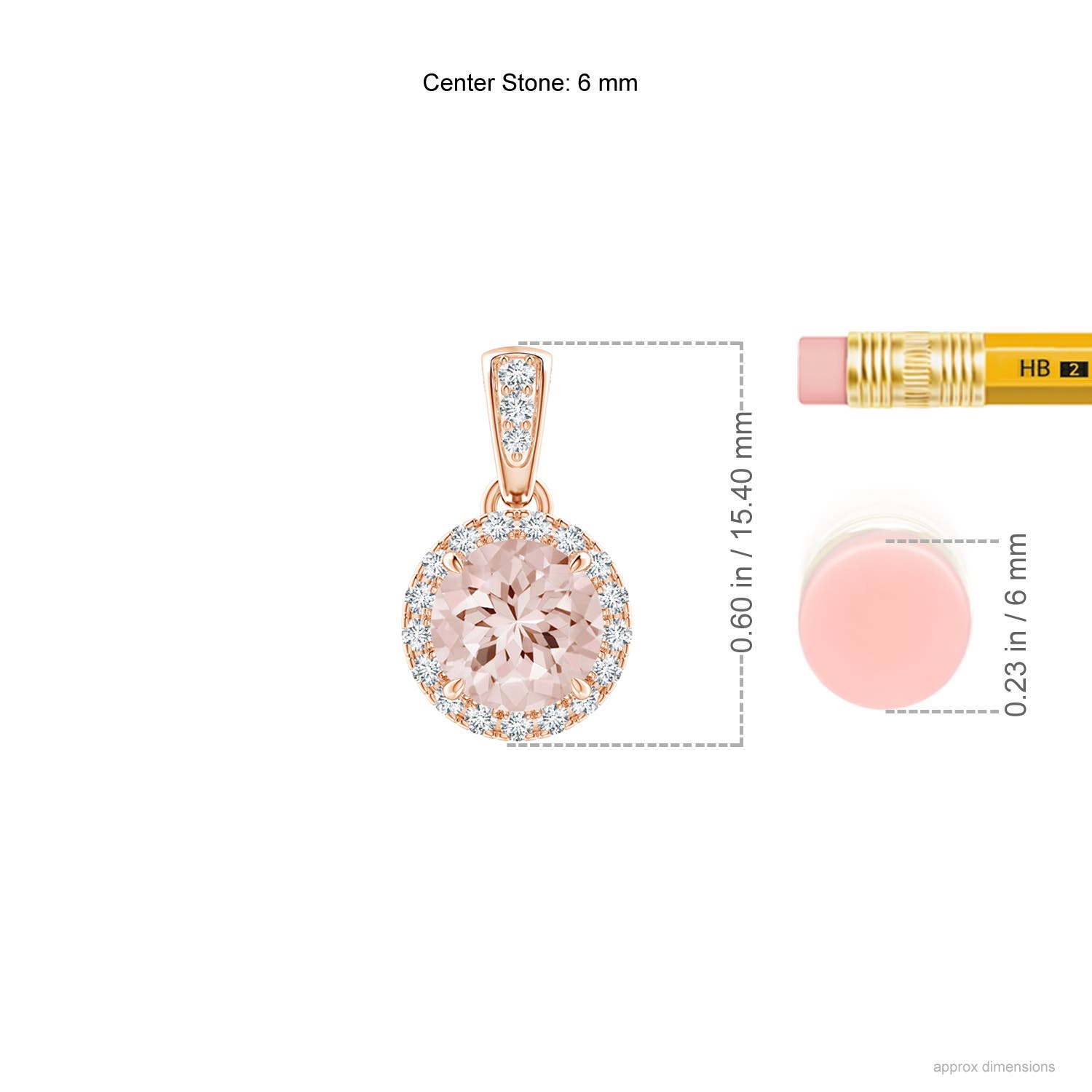 AA - Morganite / 0.83 CT / 14 KT Rose Gold