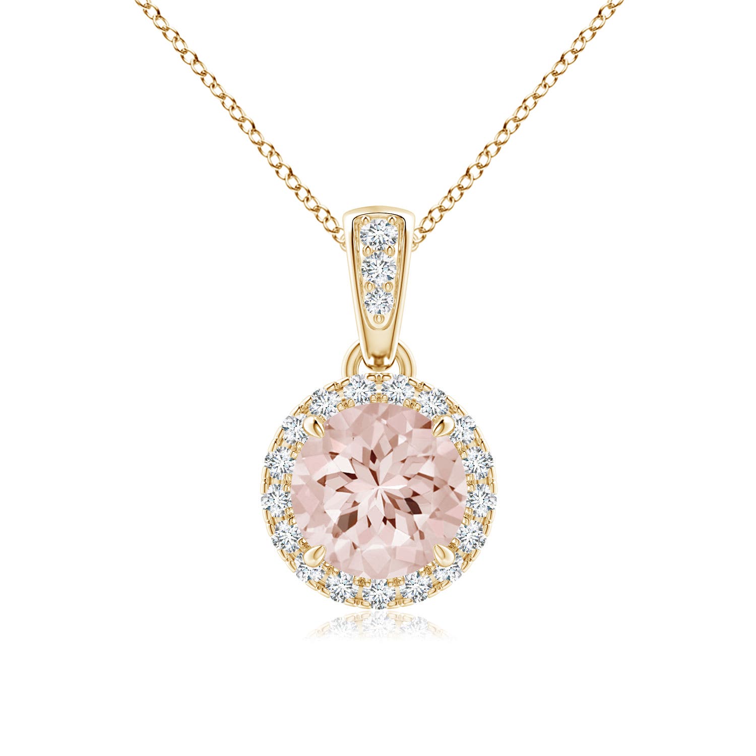 AA - Morganite / 0.83 CT / 14 KT Yellow Gold