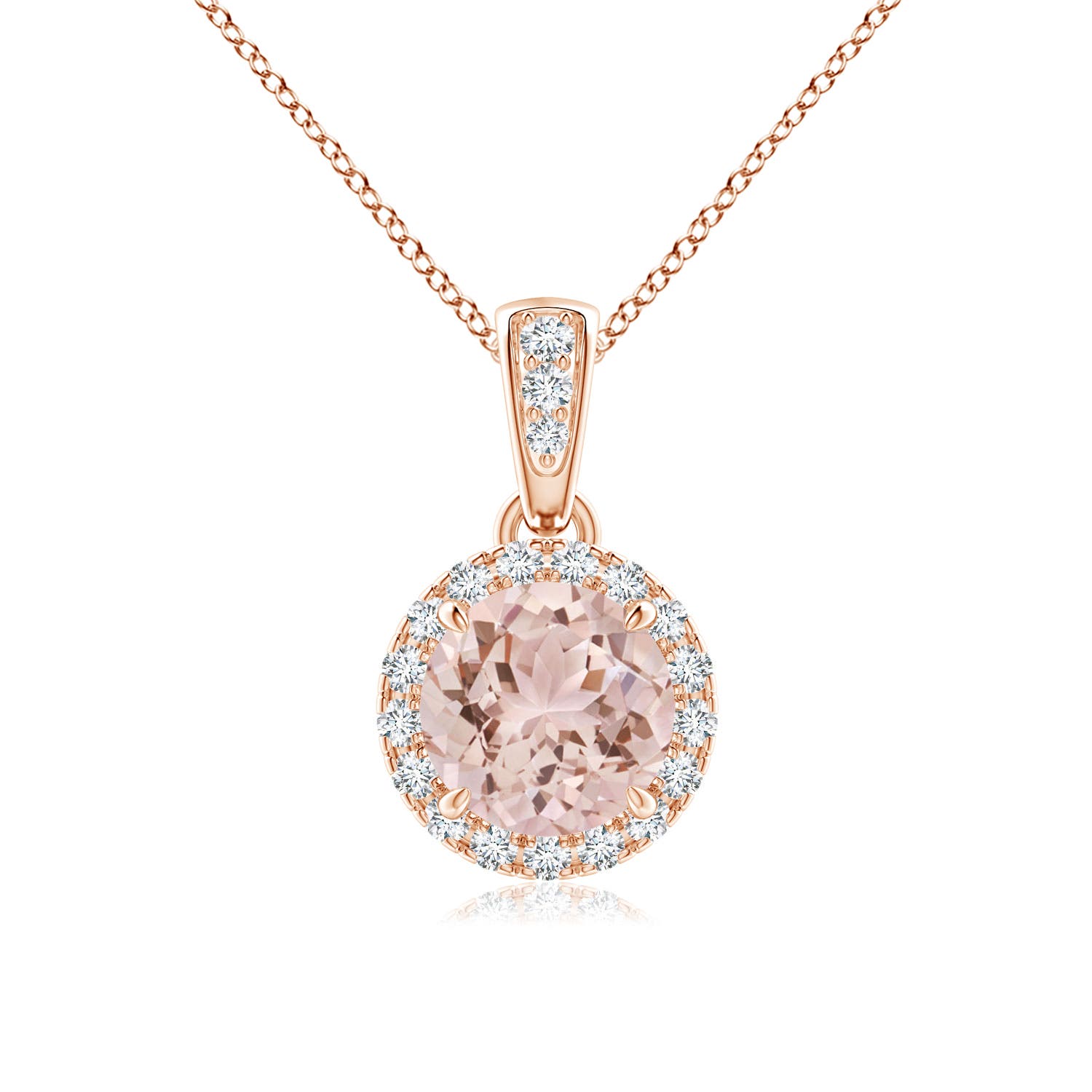 AAA - Morganite / 0.83 CT / 14 KT Rose Gold