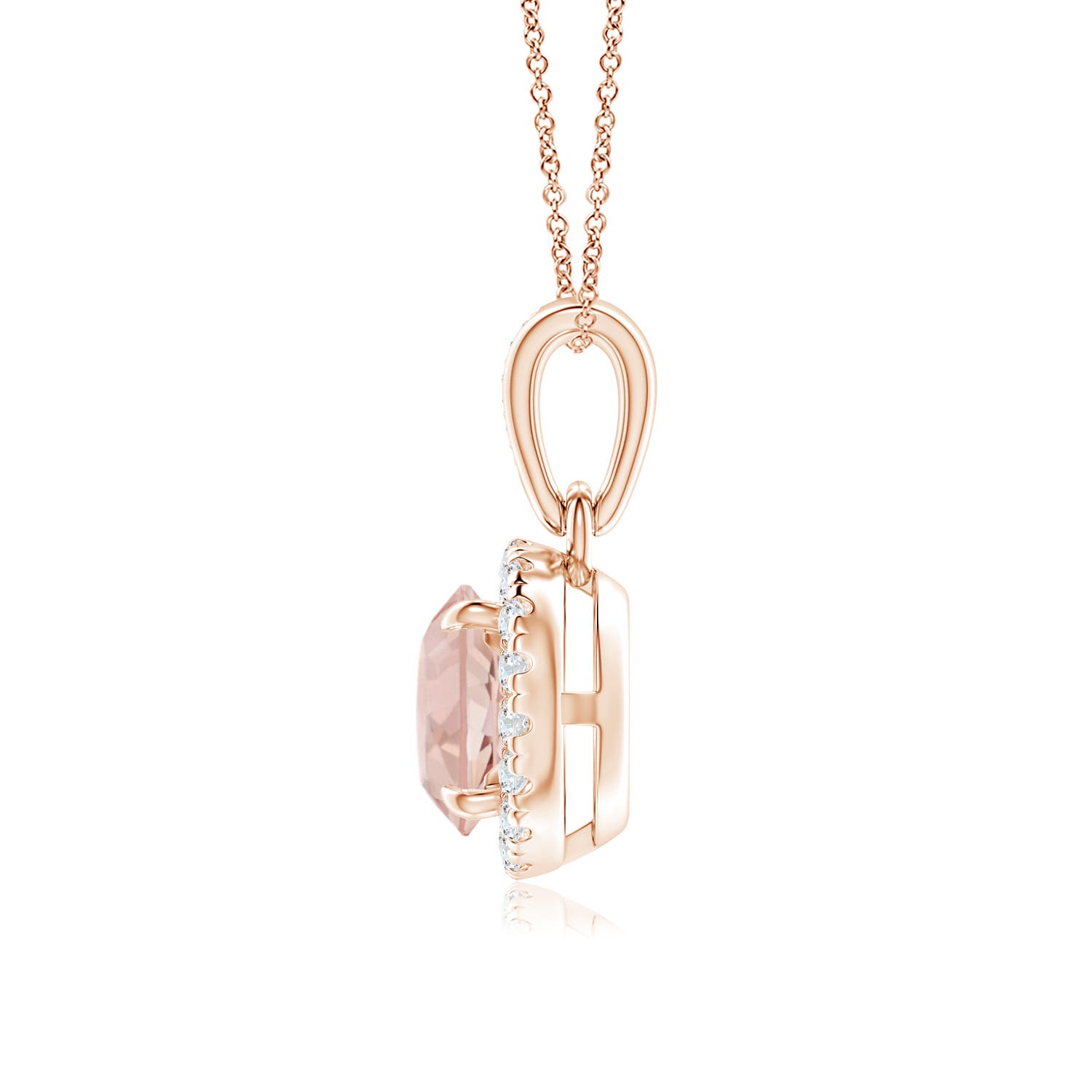 AAA - Morganite / 0.83 CT / 14 KT Rose Gold