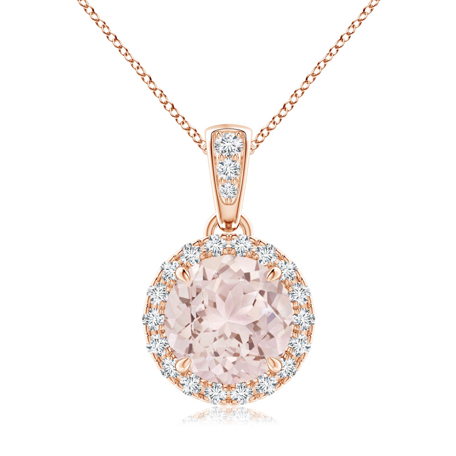 A - Morganite / 1.31 CT / 14 KT Rose Gold