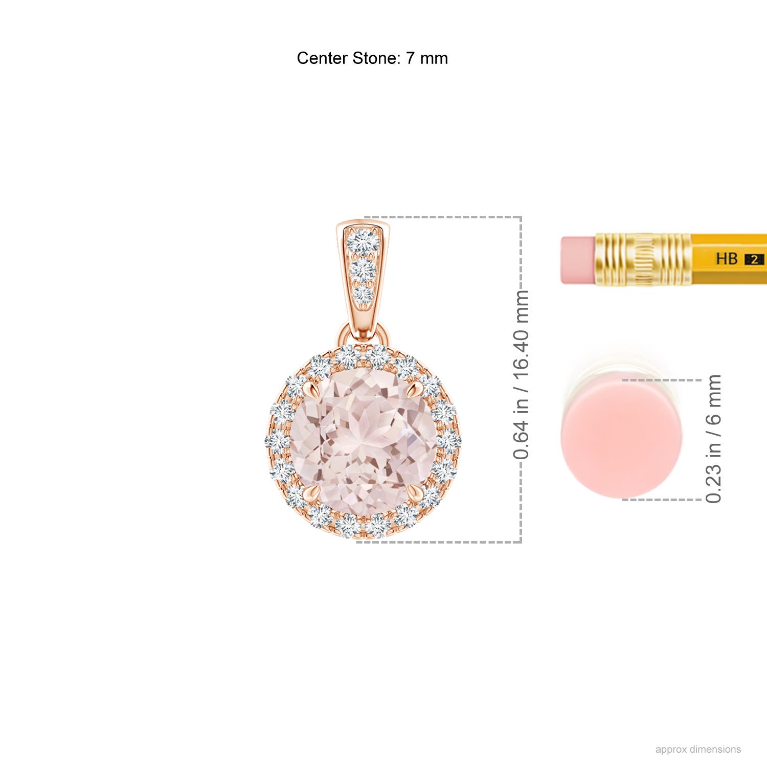 A - Morganite / 1.31 CT / 14 KT Rose Gold