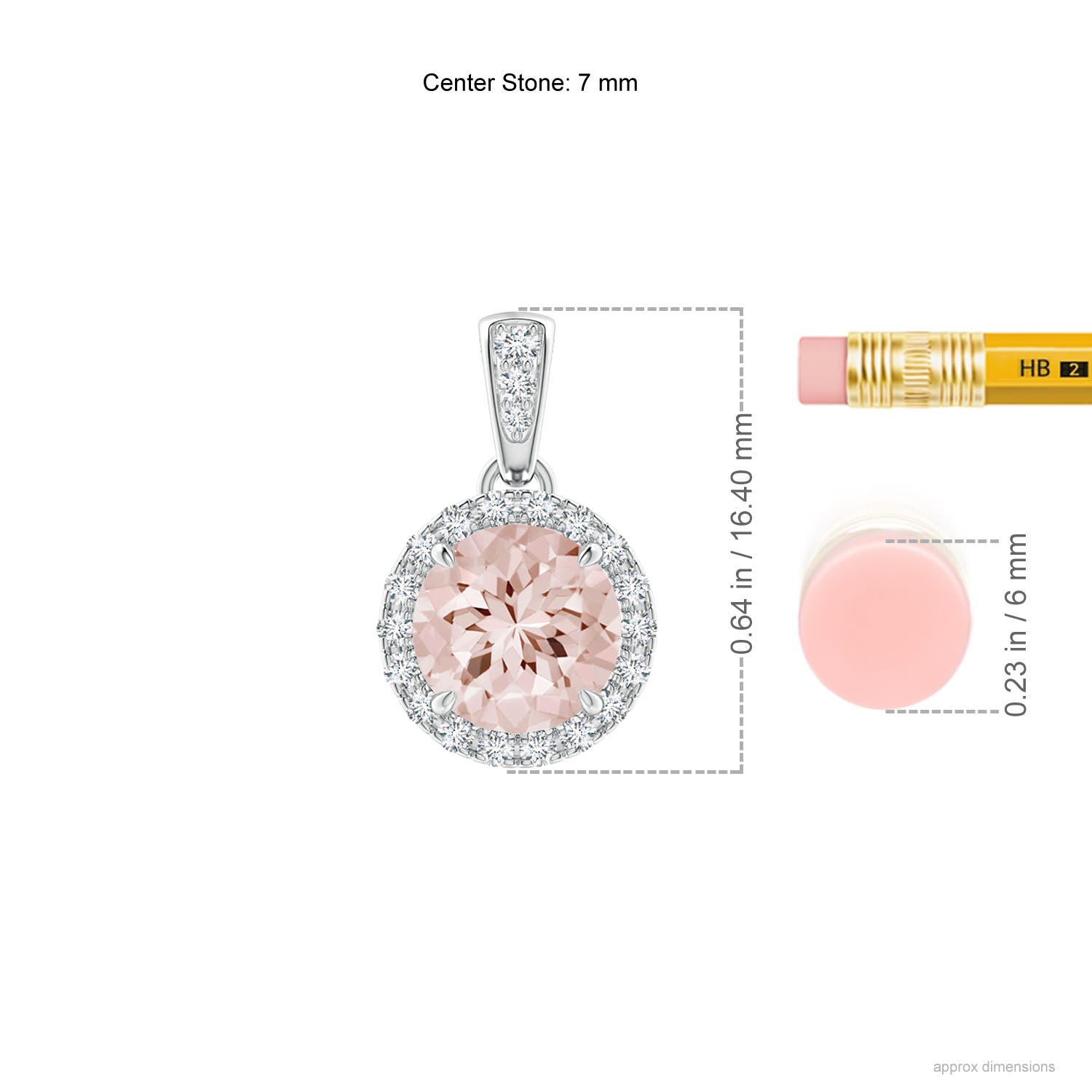 AA - Morganite / 1.31 CT / 14 KT White Gold