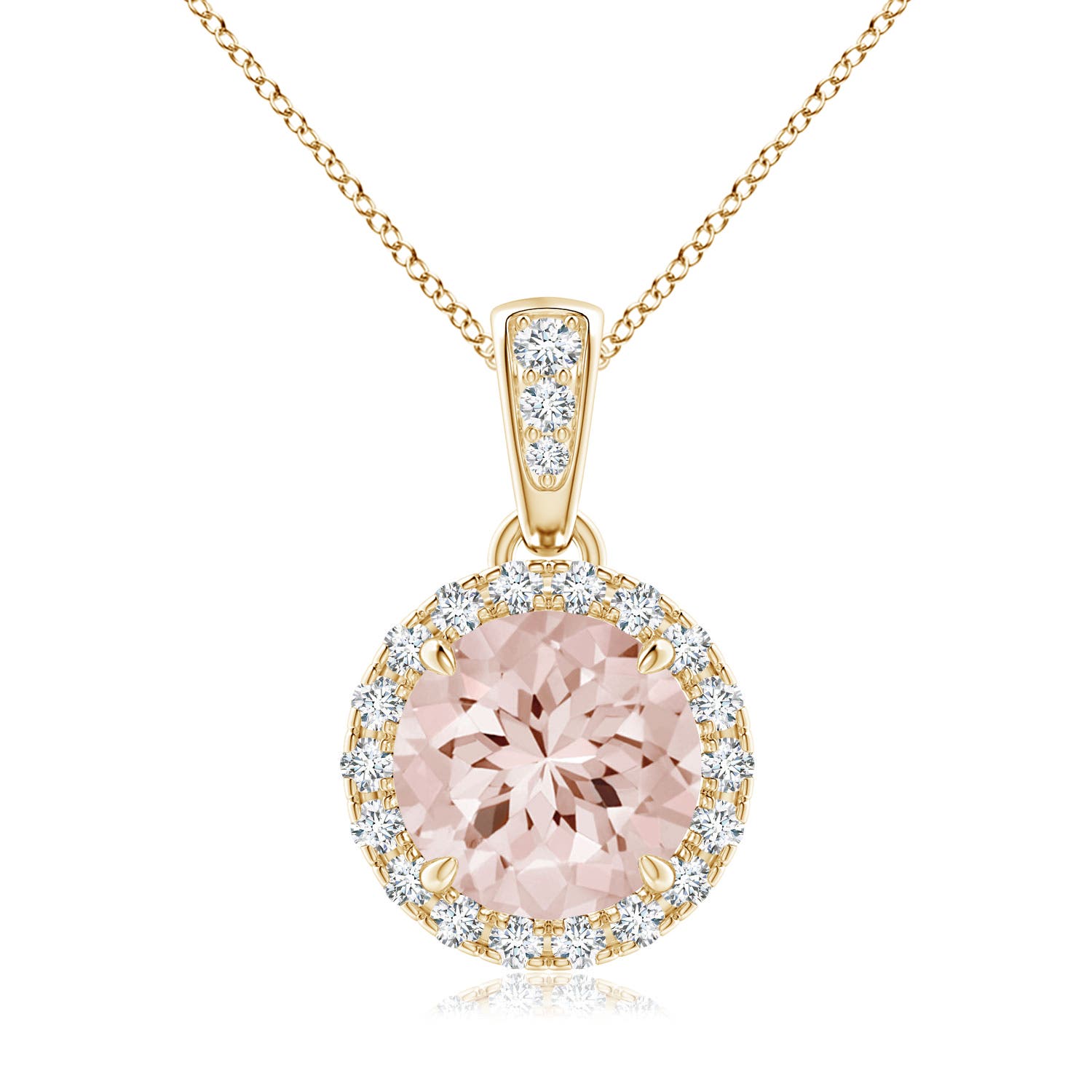 AA - Morganite / 1.31 CT / 14 KT Yellow Gold