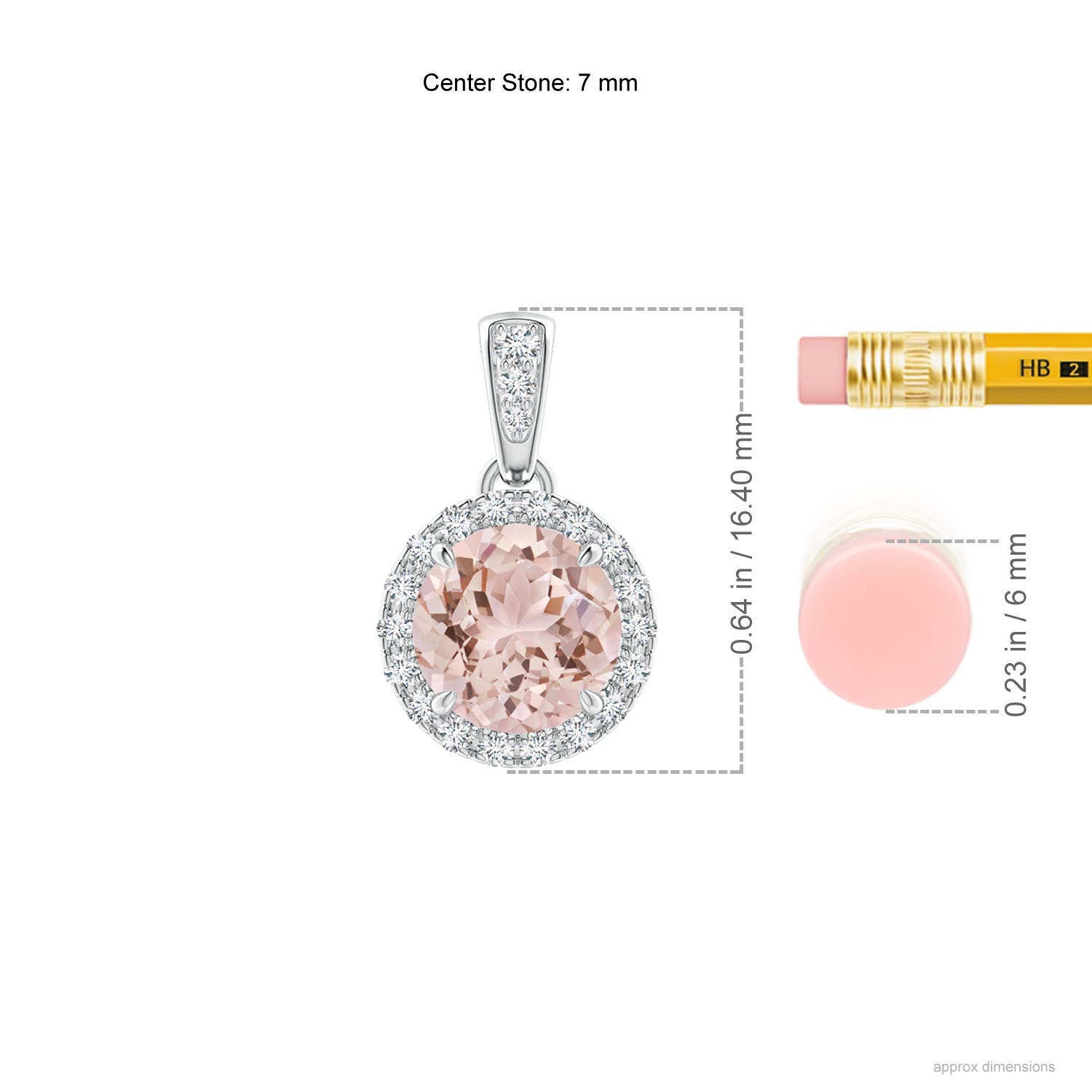 AAA - Morganite / 1.31 CT / 14 KT White Gold