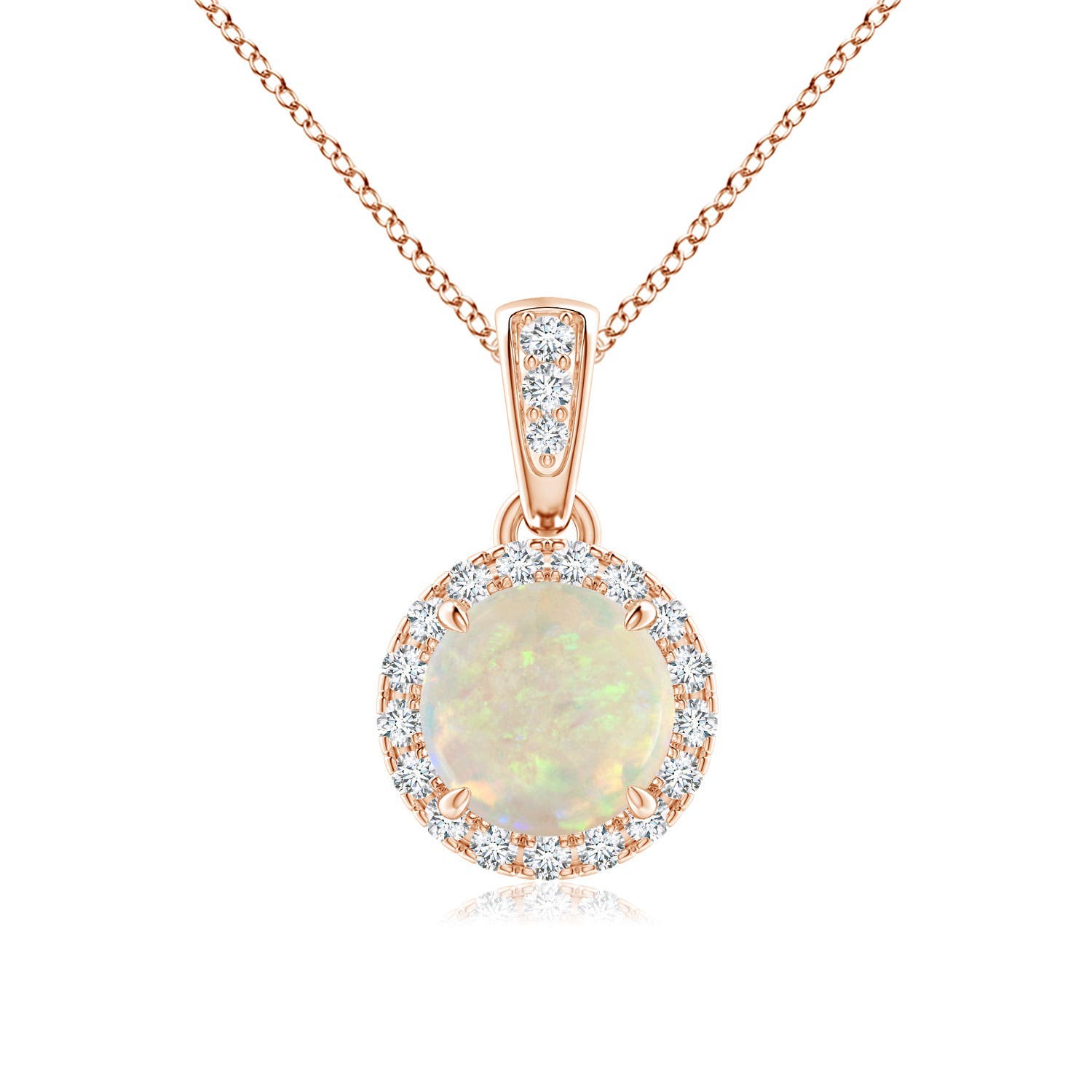 AAA - Opal / 0.63 CT / 14 KT Rose Gold