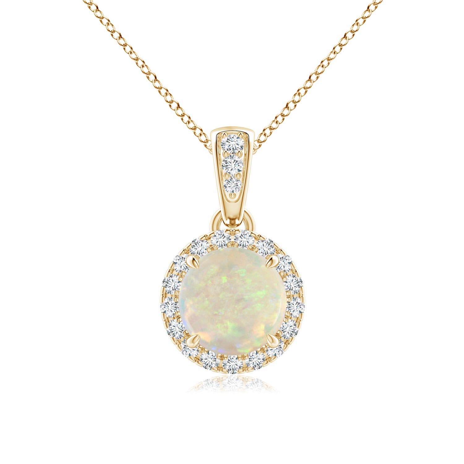 AAA - Opal / 0.63 CT / 14 KT Yellow Gold