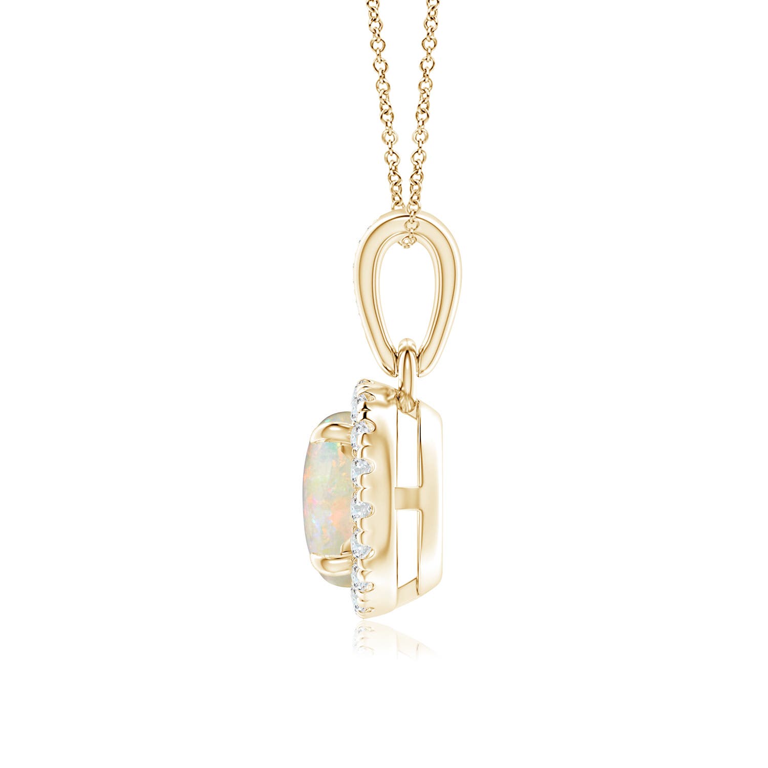 AAAA - Opal / 0.63 CT / 14 KT Yellow Gold