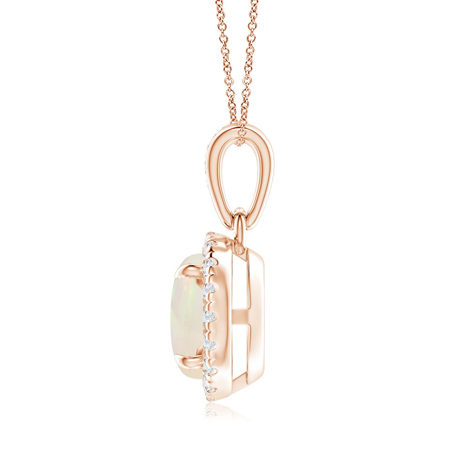 A - Opal / 0.96 CT / 14 KT Rose Gold