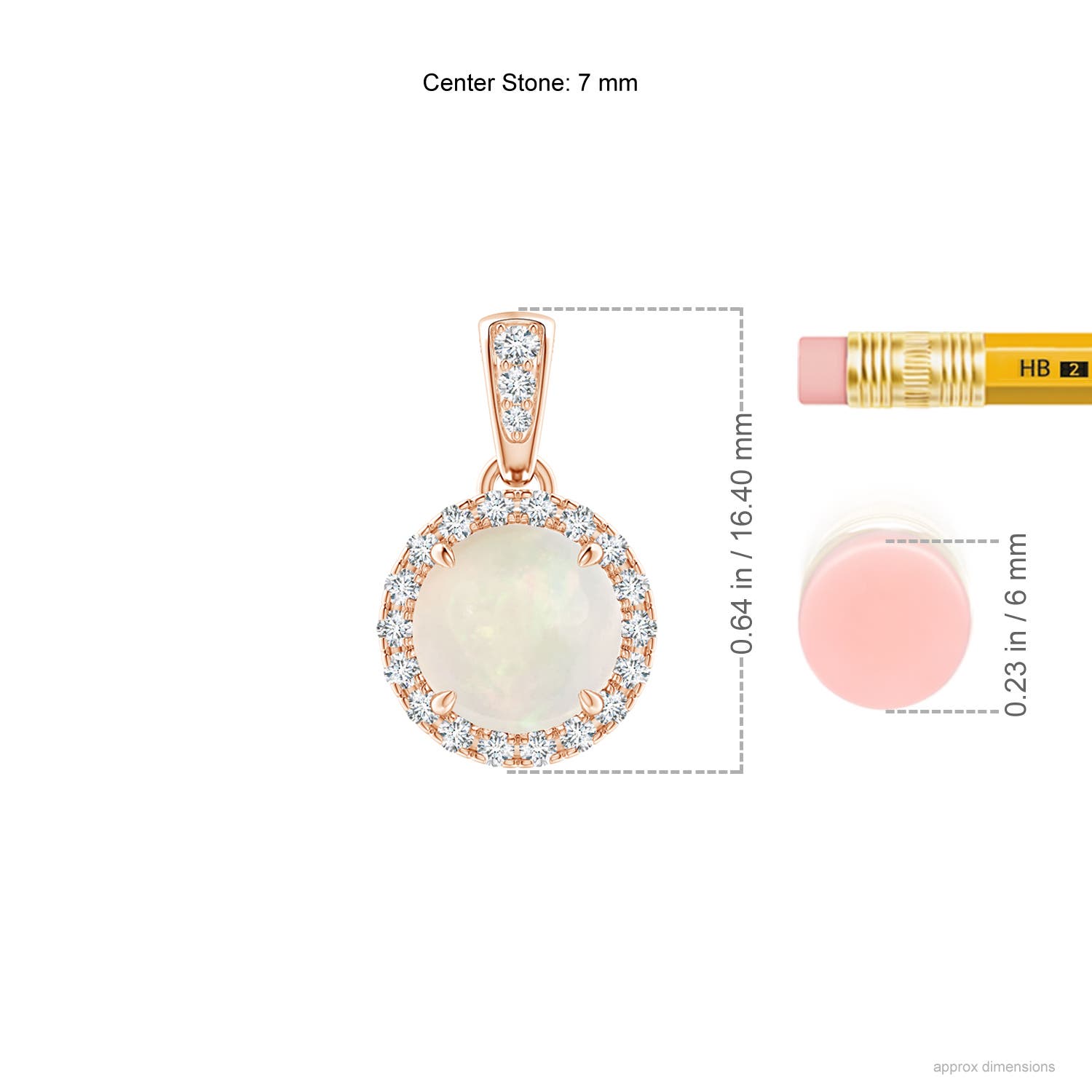 A - Opal / 0.96 CT / 14 KT Rose Gold