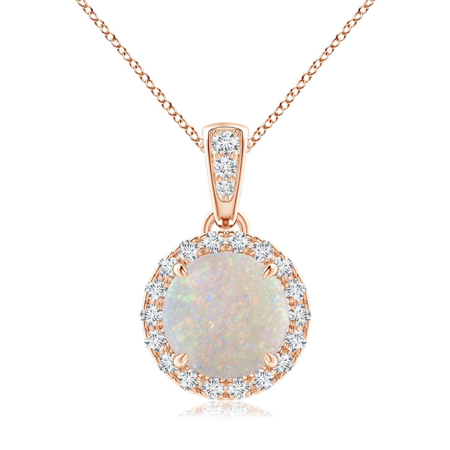 AA - Opal / 0.96 CT / 14 KT Rose Gold