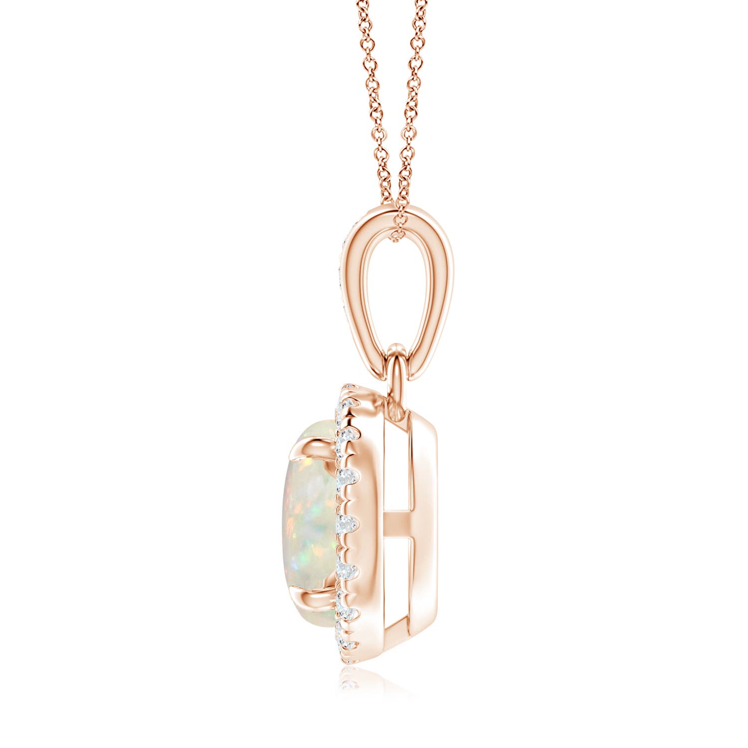 AAA - Opal / 0.96 CT / 14 KT Rose Gold