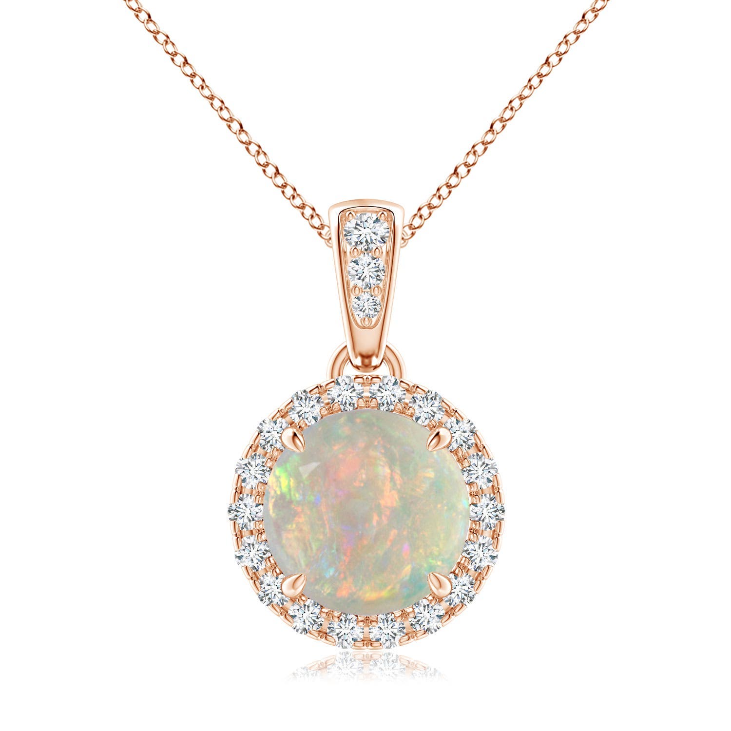 AAAA - Opal / 0.96 CT / 14 KT Rose Gold