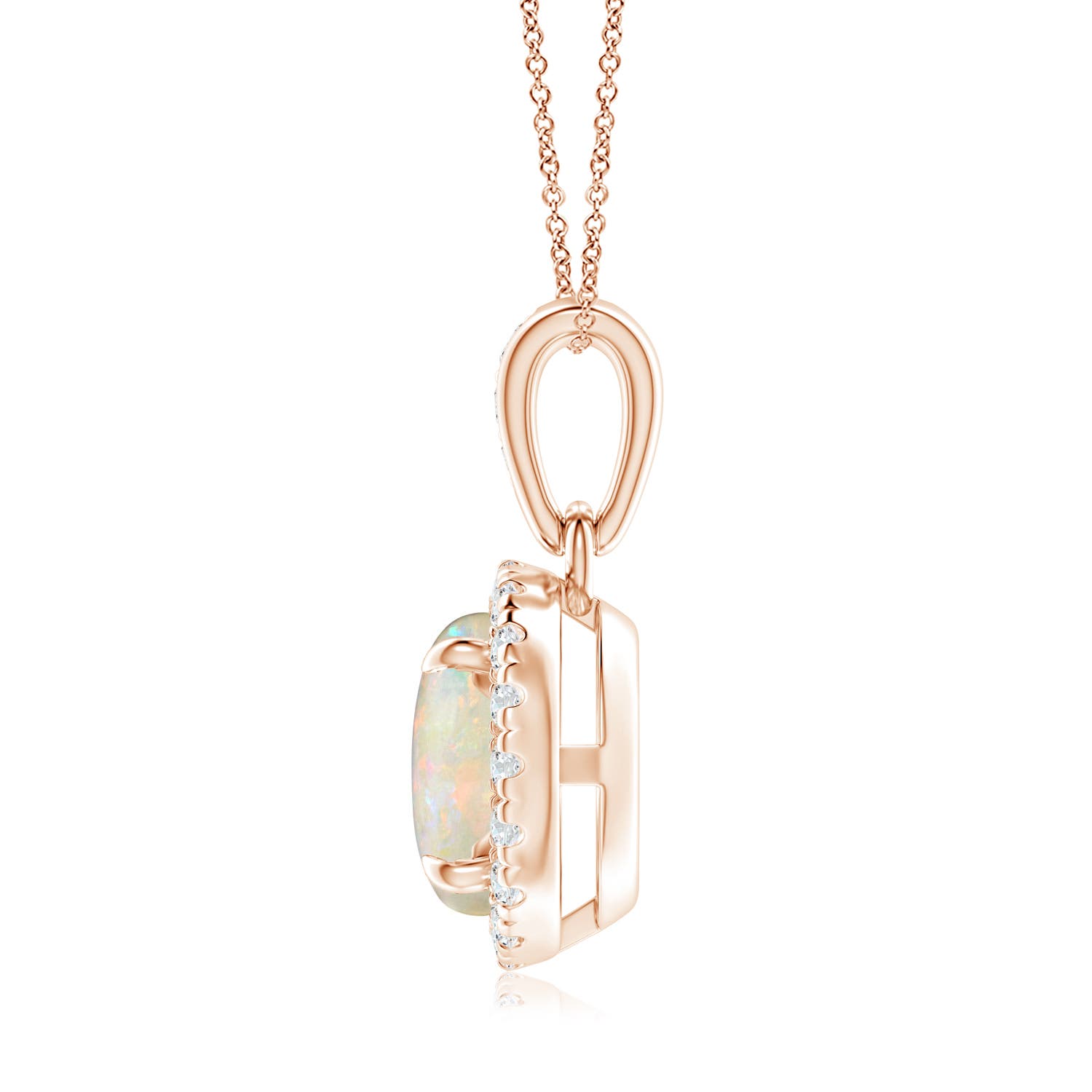 AAAA - Opal / 0.96 CT / 14 KT Rose Gold