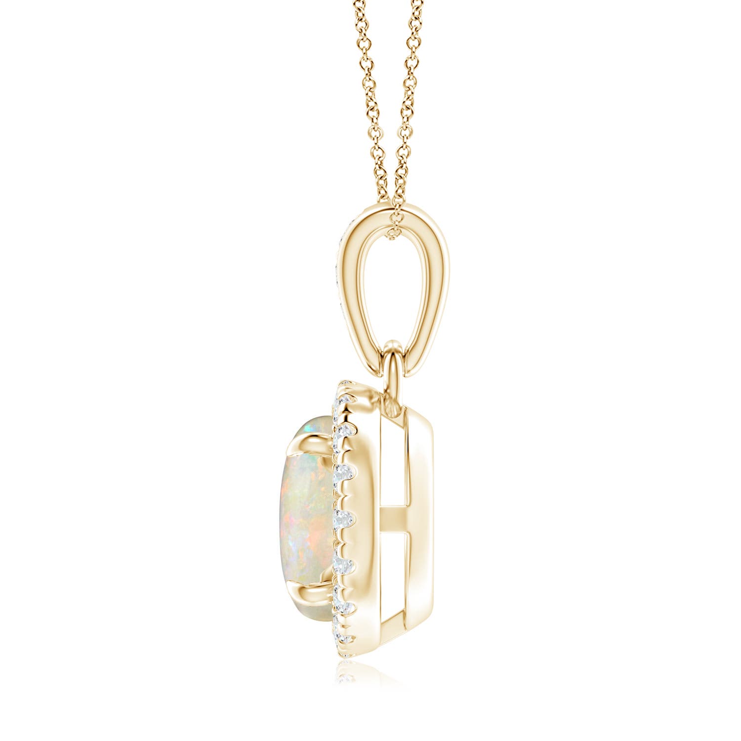 AAAA - Opal / 0.96 CT / 14 KT Yellow Gold