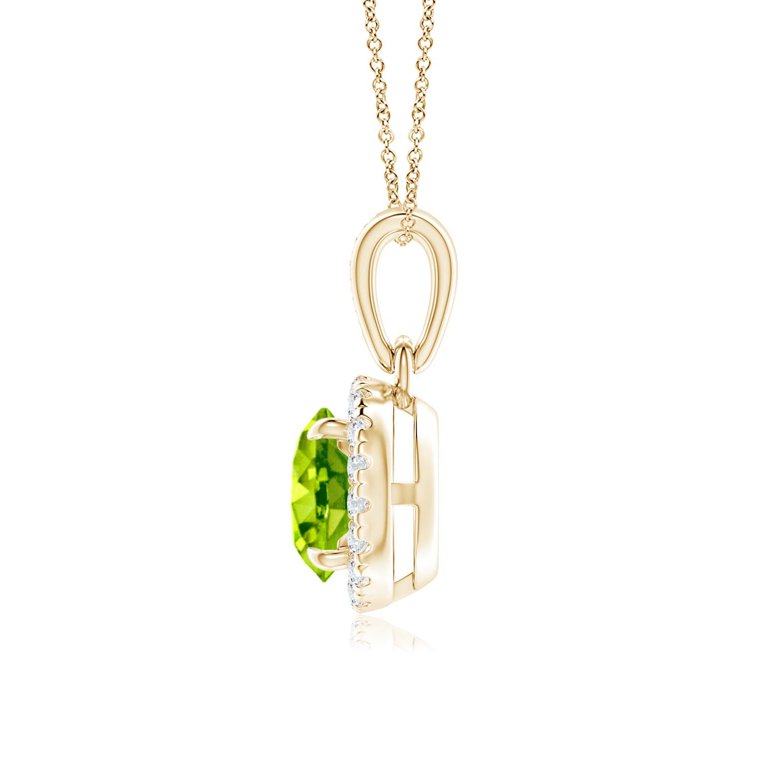 AAA - Peridot / 1.08 CT / 14 KT Yellow Gold