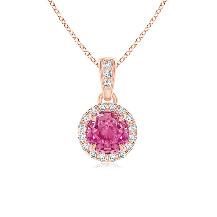 AAA - Pink Sapphire / 0.68 CT / 14 KT Rose Gold