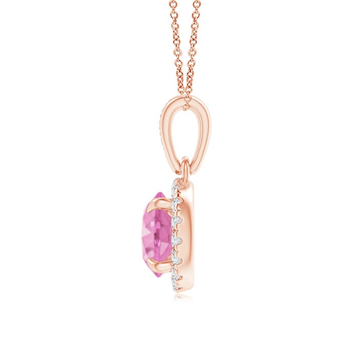 A - Pink Sapphire / 1.13 CT / 14 KT Rose Gold