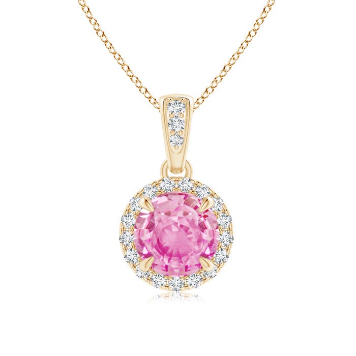 A - Pink Sapphire / 1.13 CT / 14 KT Yellow Gold