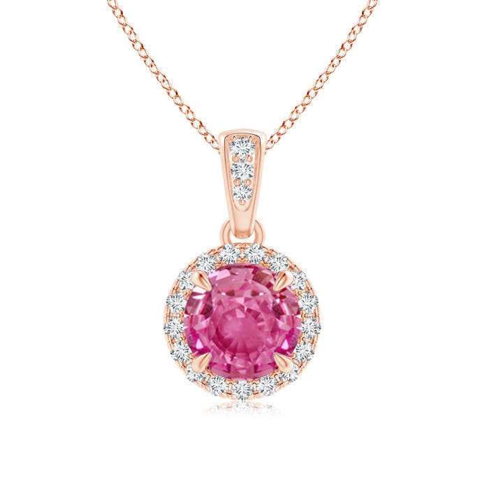 AAA - Pink Sapphire / 1.13 CT / 14 KT Rose Gold