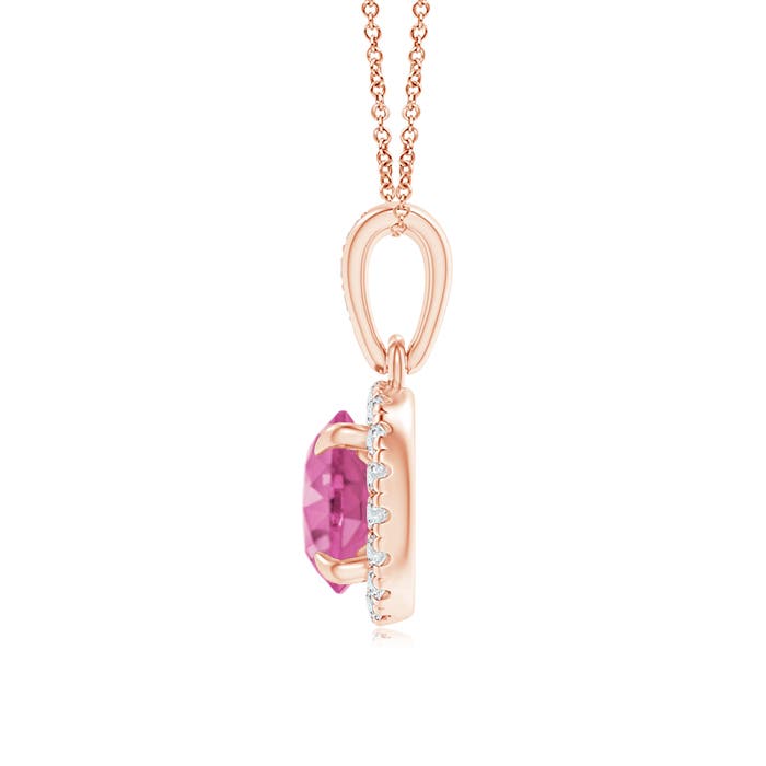 AAA - Pink Sapphire / 1.13 CT / 14 KT Rose Gold