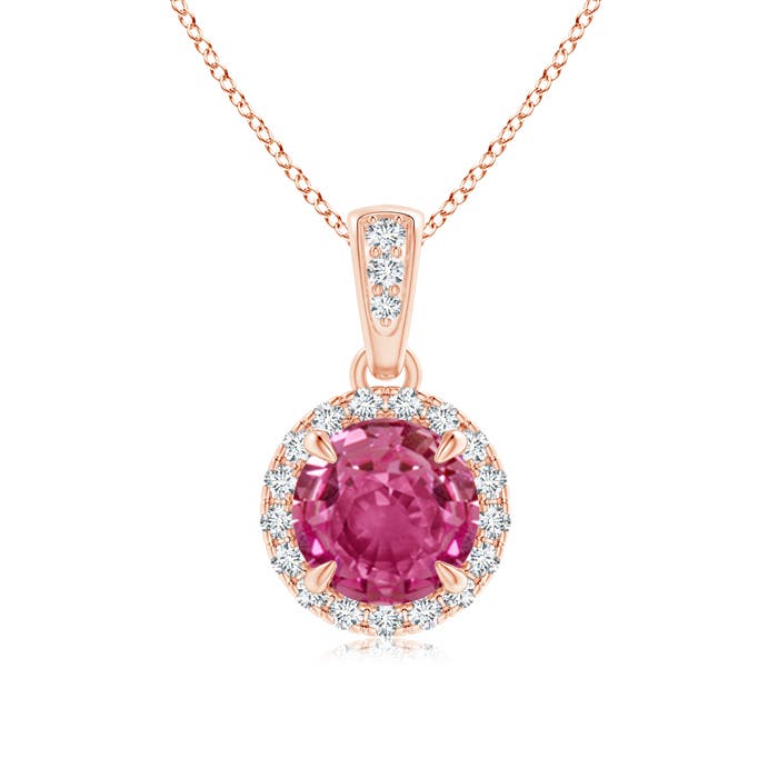 AAAA - Pink Sapphire / 1.13 CT / 14 KT Rose Gold