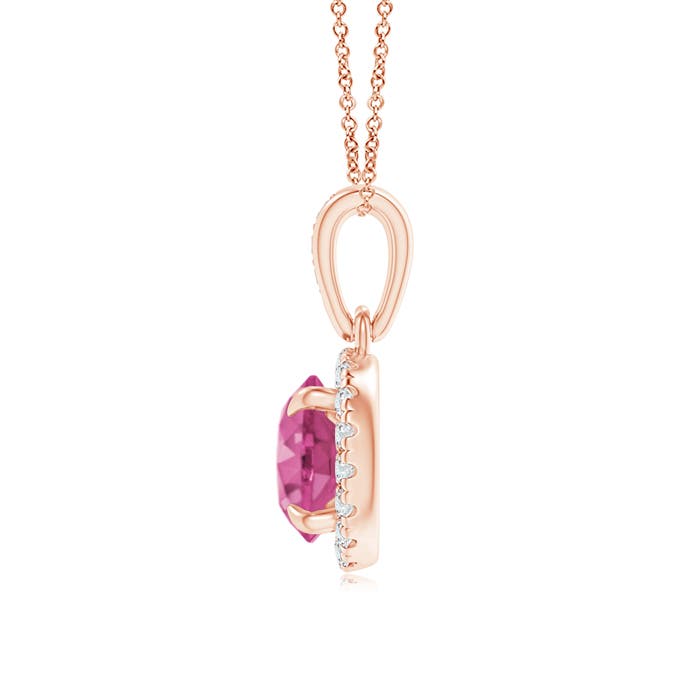 AAAA - Pink Sapphire / 1.13 CT / 14 KT Rose Gold