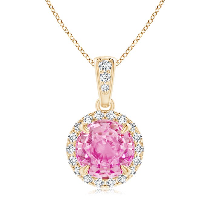 A - Pink Sapphire / 1.81 CT / 14 KT Yellow Gold