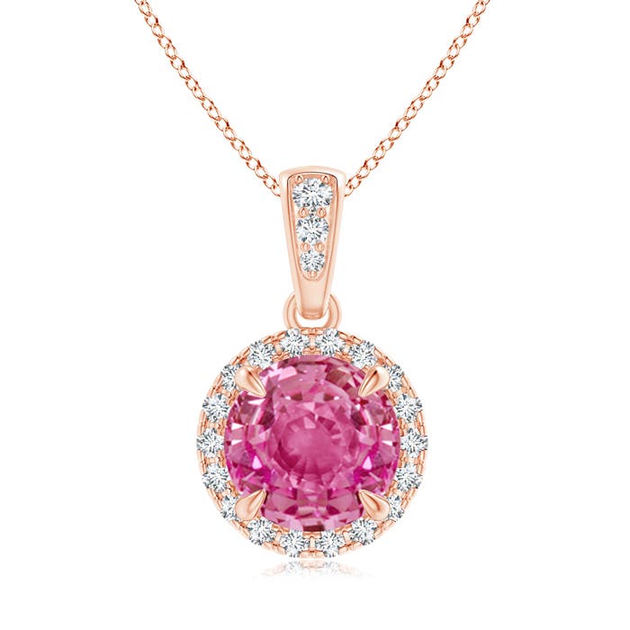 AAA - Pink Sapphire / 1.81 CT / 14 KT Rose Gold