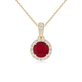 Round AA Ruby
