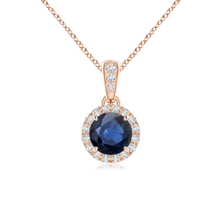 Round AA Blue Sapphire