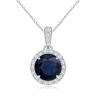 Round A Blue Sapphire